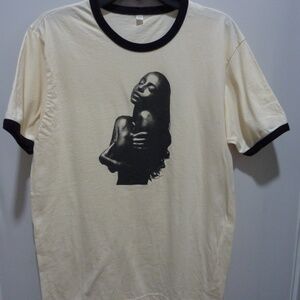 Sade Love Deluxe World Tour 1993 White Short Sleeve Unisex T Shirt M